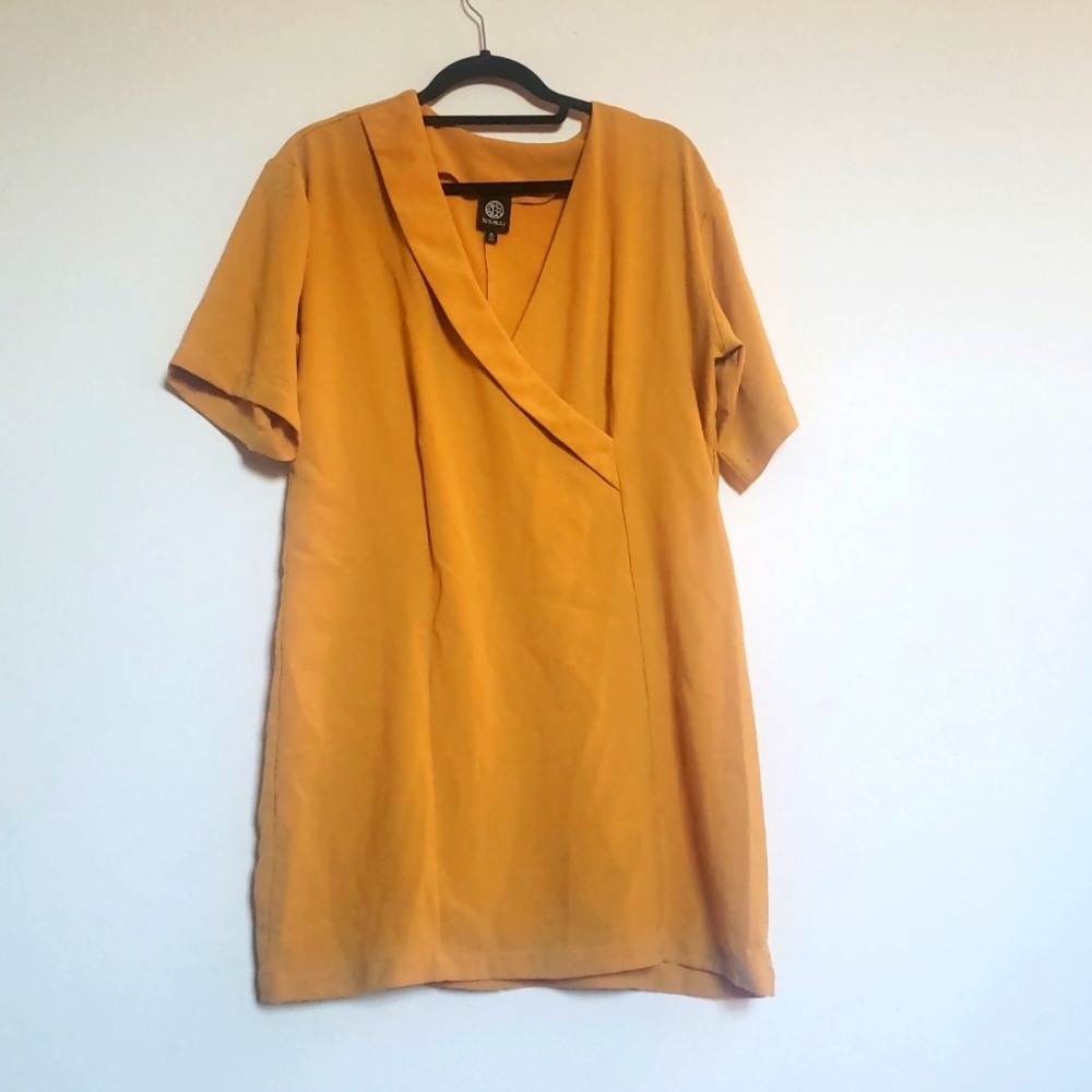 Mustard colored dress